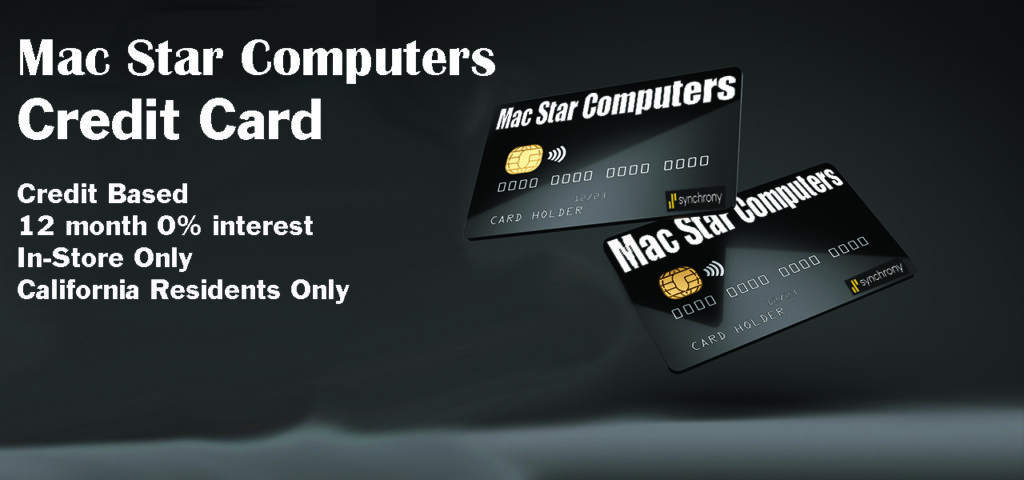 credit card with mac star