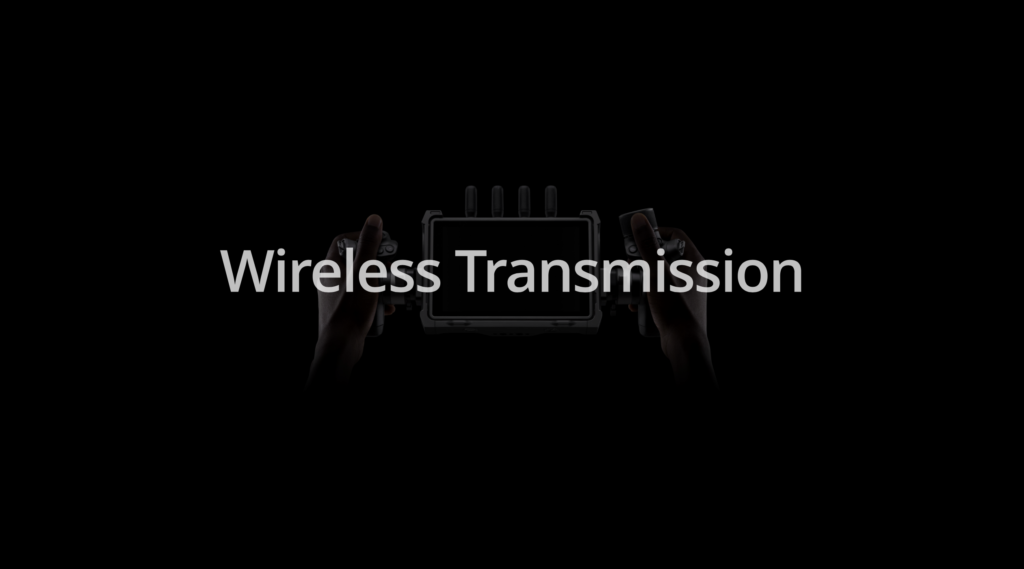 DJI 4D cinema wireless transmission