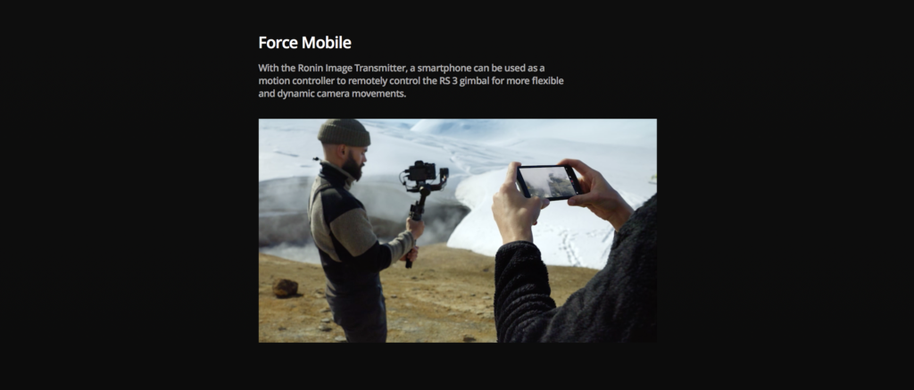rs3 dji Force mobile