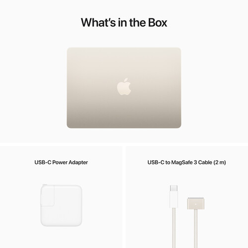 macbook air m2 inside box