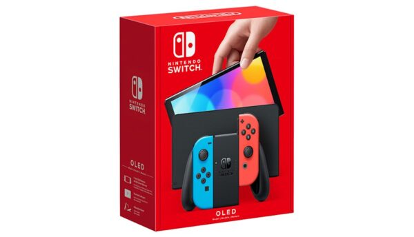 nintendo switch OLED red + Blue