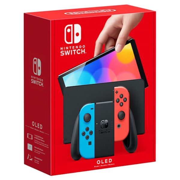 nintendo switch OLED red + Blue