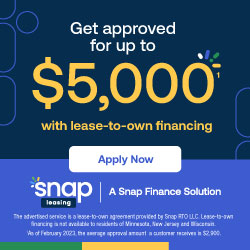Snap finance square banner